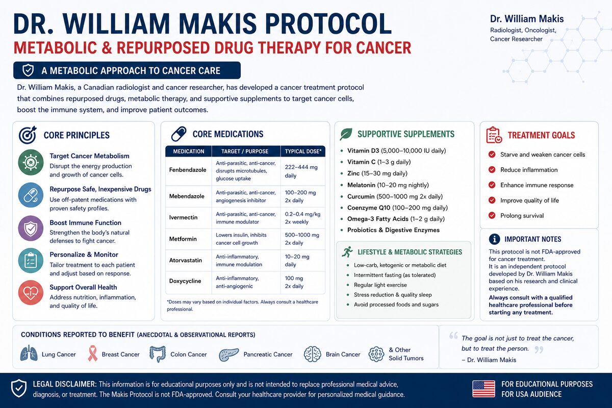 Dr. Makis Protocol for Cancer: What Patients Need to Know About Ivermectin, Fenbendazole, and Repurposed Drugs