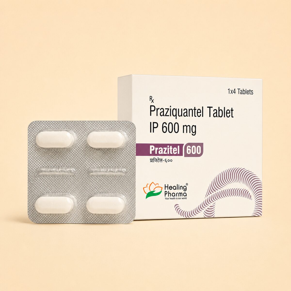 PRAZITEL Praziquantel 600 mg Tablets