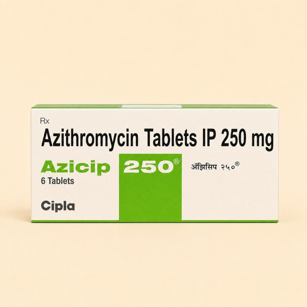 Azicip Azithromycin 250mg